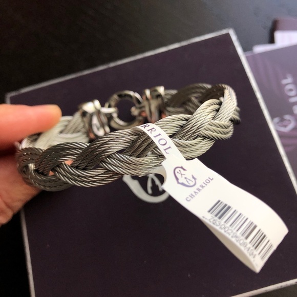 CHARRIOL Sterling Silver Braided Bracelet - Picture 7 of 9